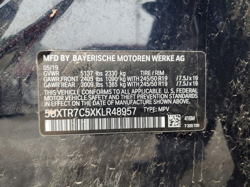 Продажа на аукционе авто 2019 Bmw X3, vin: 5UXTR7C5XKLR48957, номер лота: 54276816