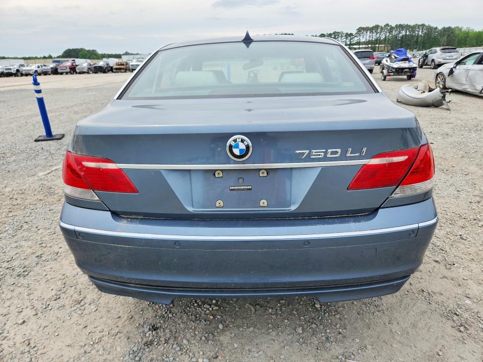2008 Bmw 750 მანქანა იყიდება აუქციონზე, vin: WBAHN83588DT80457, აუქციონის ნომერი: 52502276