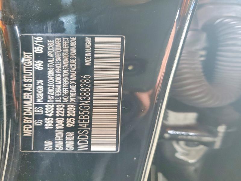 55800686 :رقم المزاد ، WDDSJ4EB5GN388286 vin ، 2016 Mercedes-benz Cla مزاد بيع