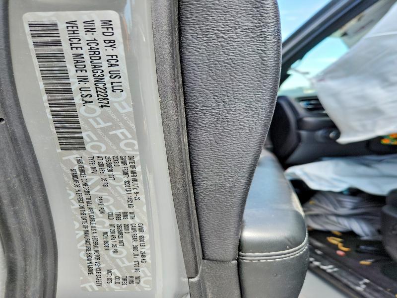 Aukcja sprzedaży 2022 Dodge Durango, vin: 1C4RDJAG3NC222874, numer aukcji: 52741546