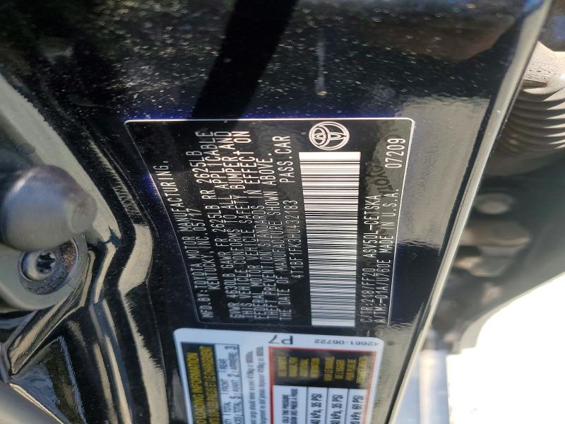 2017 Toyota Camry მანქანა იყიდება აუქციონზე, vin: 4T1BF1FK3HU432183, აუქციონის ნომერი: 53868556