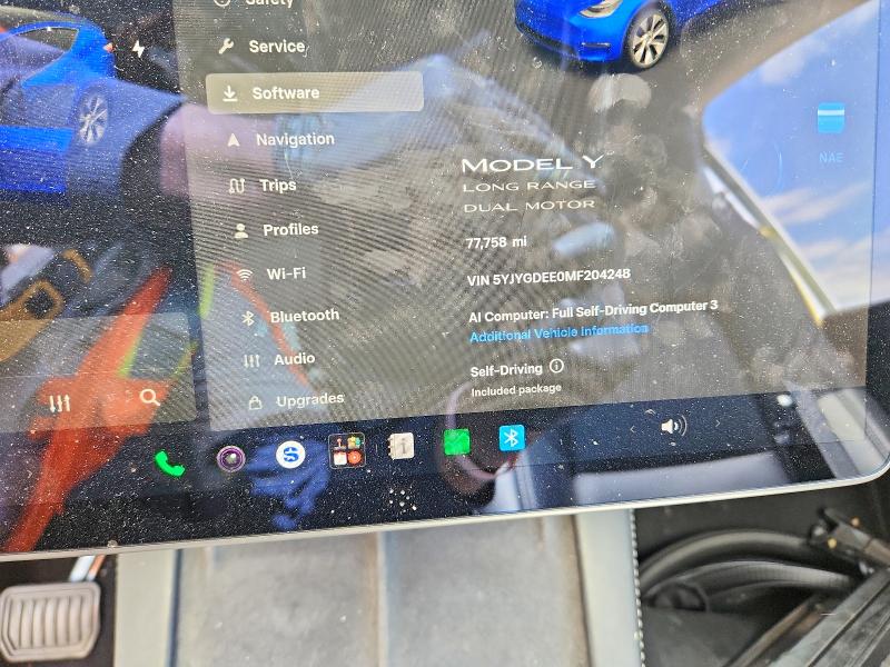 52533726 :رقم المزاد ، 5YJYGDEE0MF204248 vin ، 2021 Tesla Model Y مزاد بيع