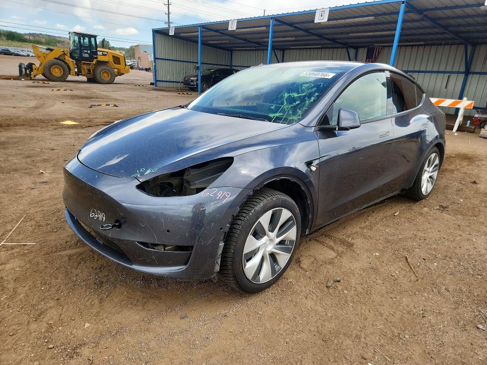 53060766 :رقم المزاد ، 5YJYGAEE9MF192549 vin ، 2021 Tesla Model Y مزاد بيع