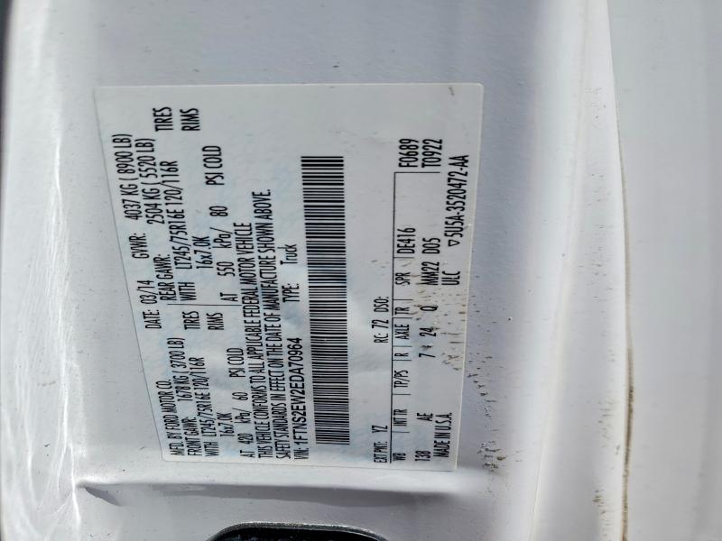 54514526 :رقم المزاد ، 1FTNS2EW2EDA70964 vin ، 2014 Ford Econoline مزاد بيع