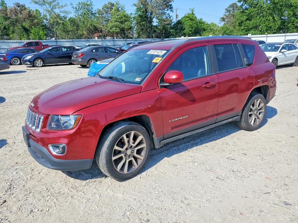 2016 Jeep Compass მანქანა იყიდება აუქციონზე, vin: 1C4NJDEBXGD733647, აუქციონის ნომერი: 53781426