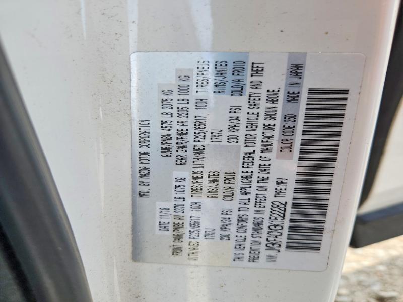 55276266 :رقم المزاد ، JM3KFACM3K1522282 vin ، 2019 Mazda Cx-5 مزاد بيع