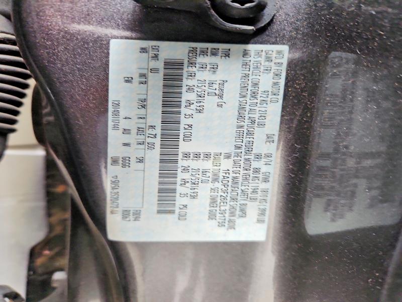 52355986 :رقم المزاد ، 1FADP3F26EL391755 vin ، 2014 Ford Focus مزاد بيع