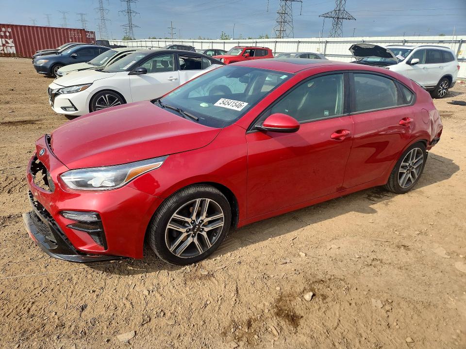 2019 Kia Forte მანქანა იყიდება აუქციონზე, vin: 3KPF34AD7KE013140, აუქციონის ნომერი: 54541546