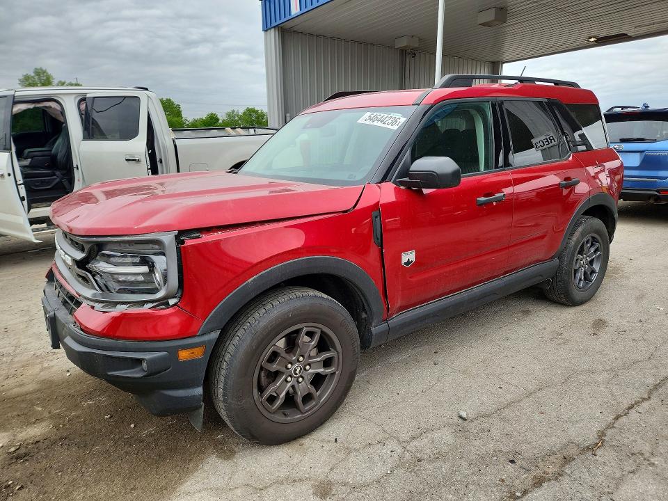54644236 :رقم المزاد ، 3FMCR9B60MRA32599 vin ، 2021 Ford Bronco Sport مزاد بيع