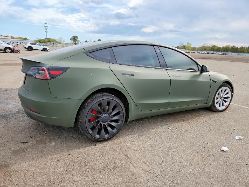 2023 Tesla Model 3 მანქანა იყიდება აუქციონზე, vin: 5YJ3E1EC4PF579528, აუქციონის ნომერი: 53584116