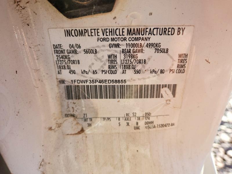 51910246 :رقم المزاد ، 1FDWF35P46ED58855 vin ، 2006 Ford F350 مزاد بيع