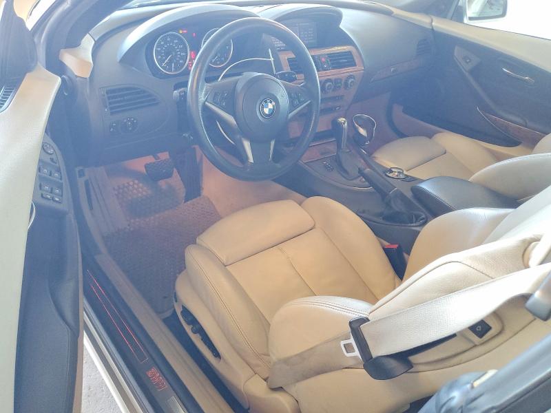 54339536 :رقم المزاد ، WBAEK73404B321020 vin ، 2004 Bmw 645 مزاد بيع
