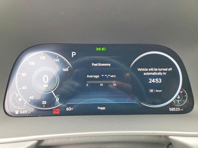 52933856 :رقم المزاد ، 5NPEH4J27MH075776 vin ، 2021 Hyundai Sonata مزاد بيع