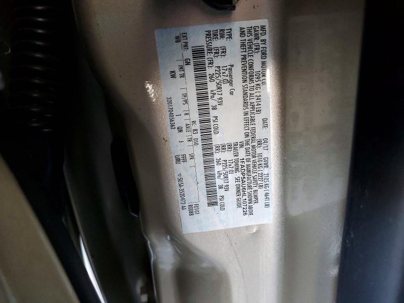 Продажа на аукционе авто 2017 Ford C-max, vin: 1FADP5AU6HL107226, номер лота: 53556136