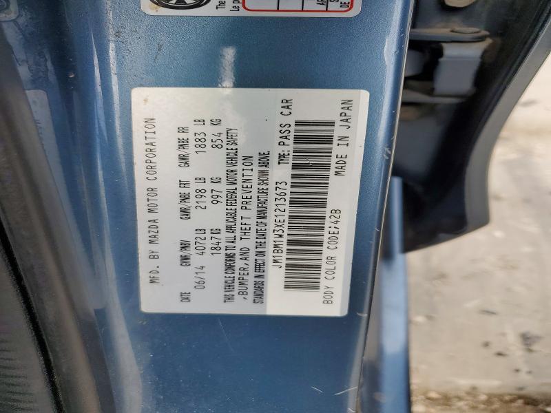 Aukcja sprzedaży 2014 Mazda 3, vin: JM1BM1W3XE1213673, numer aukcji: 52956556