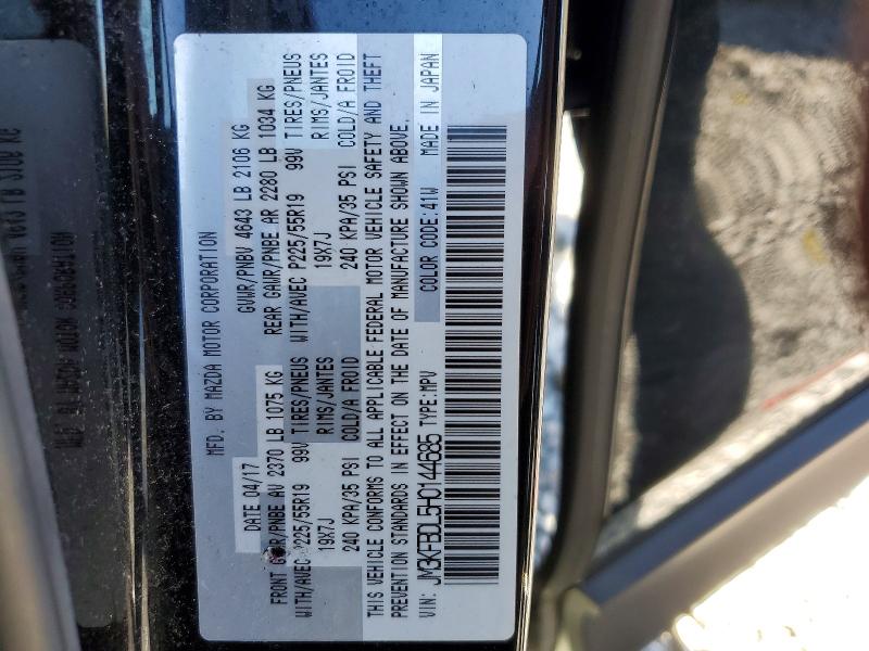 Продажа на аукционе авто 2017 Mazda Cx-5, vin: JM3KFBDL5H0144685, номер лота: 53004786