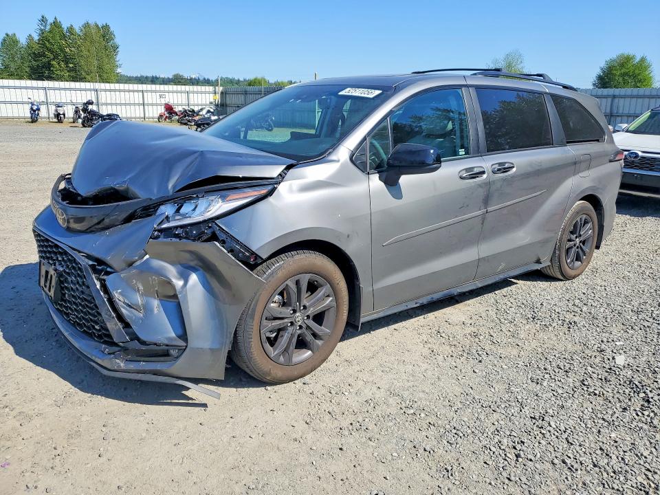 2026 Toyota Sienna მანქანა იყიდება აუქციონზე, vin: 5TDXSKFC9TS232538, აუქციონის ნომერი: 52511056