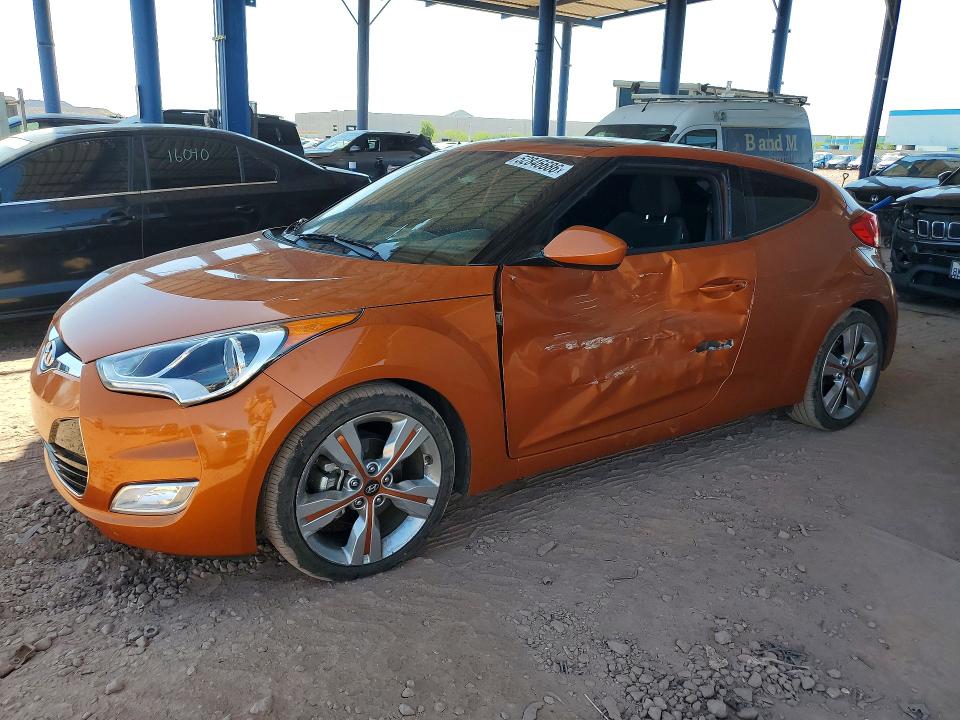 Auction sale of the 2017 Hyundai Veloster, vin: KMHTC6AD2HU312300, lot number: 52846686