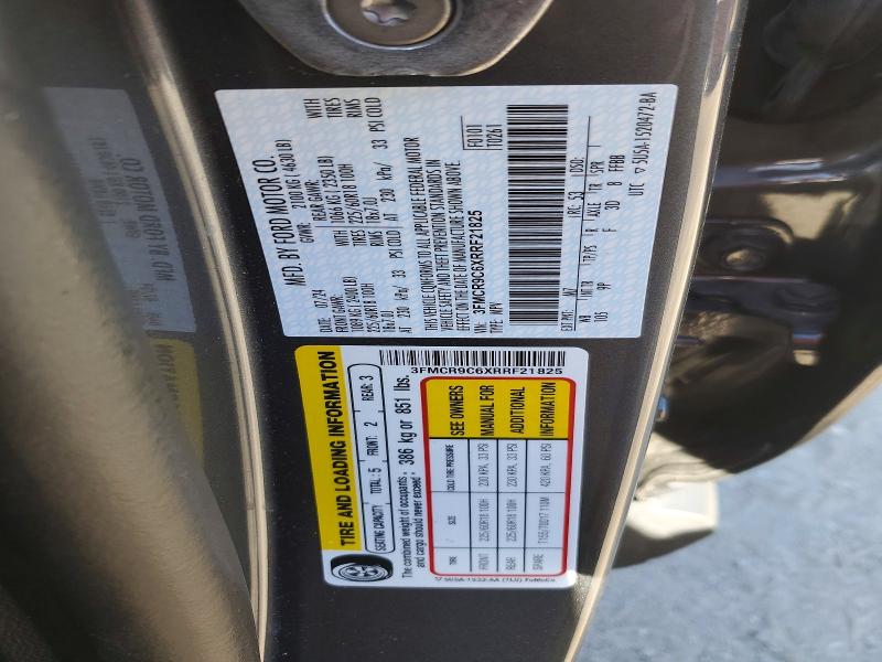 53164726 :رقم المزاد ، 3FMCR9C6XRRF21825 vin ، 2024 Ford Bronco Sport مزاد بيع