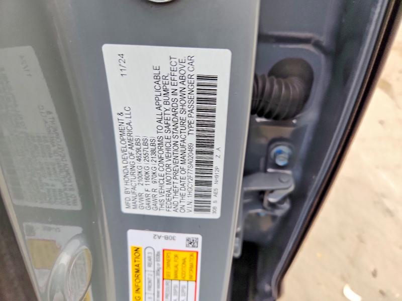 Продаж на аукціоні авто 2025 Honda Accord, vin: 1HGCY2F77SA020489, номер лоту: 55552146