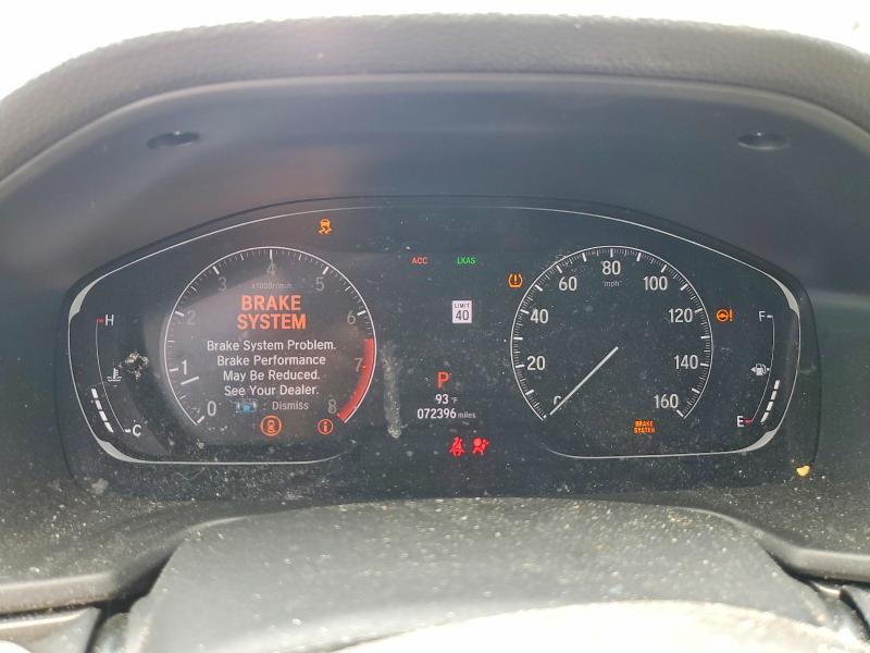 2019 Honda Accord მანქანა იყიდება აუქციონზე, vin: 1HGCV1F19KA129695, აუქციონის ნომერი: 54163786