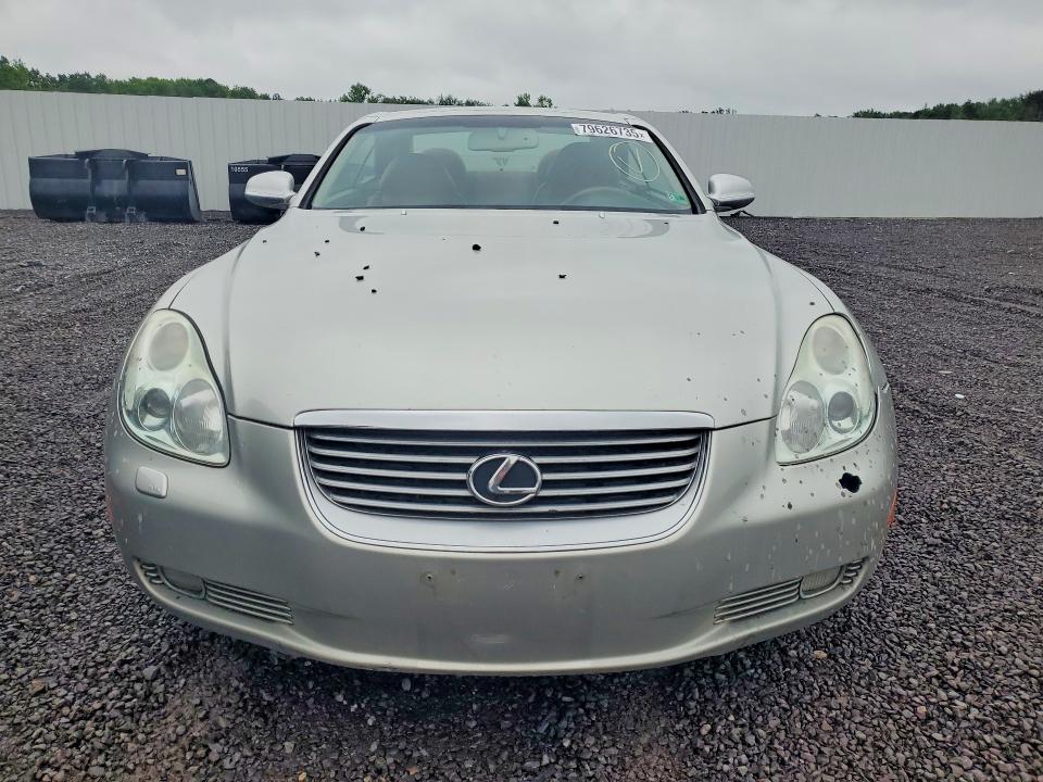 Aukcja sprzedaży 2002 Lexus Sc 430, vin: JTHFN48Y020030758, numer aukcji: 79626735