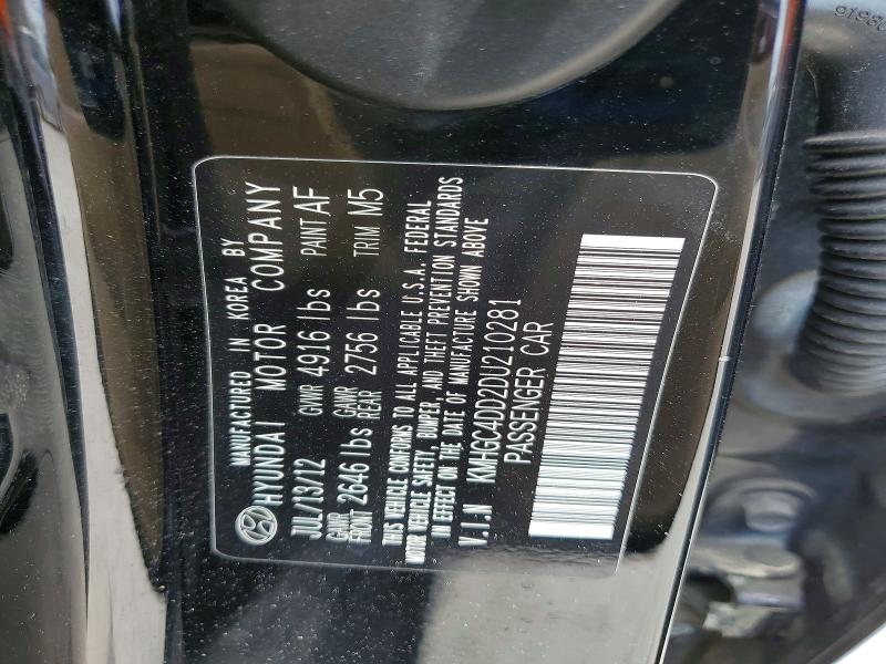 Продаж на аукціоні авто 2013 Hyundai Genesis, vin: KMHGC4DD2DU210281, номер лоту: 52575576