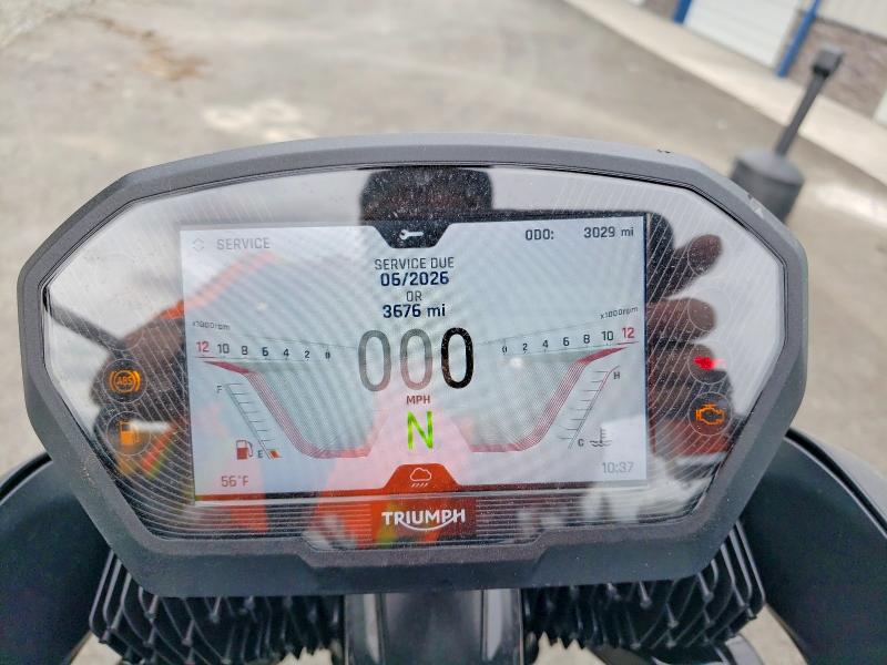 52696356 :رقم المزاد ، SMTE68DGXRTBP3938 vin ، 2024 Triumph Motorcycle Tiger مزاد بيع
