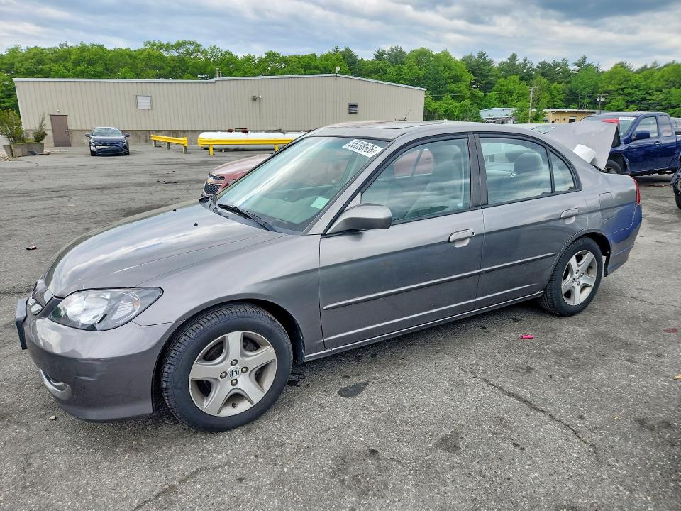 Auction sale of the 2004 Honda Civic, vin: 2HGES267X4H601516, lot number: 55338506
