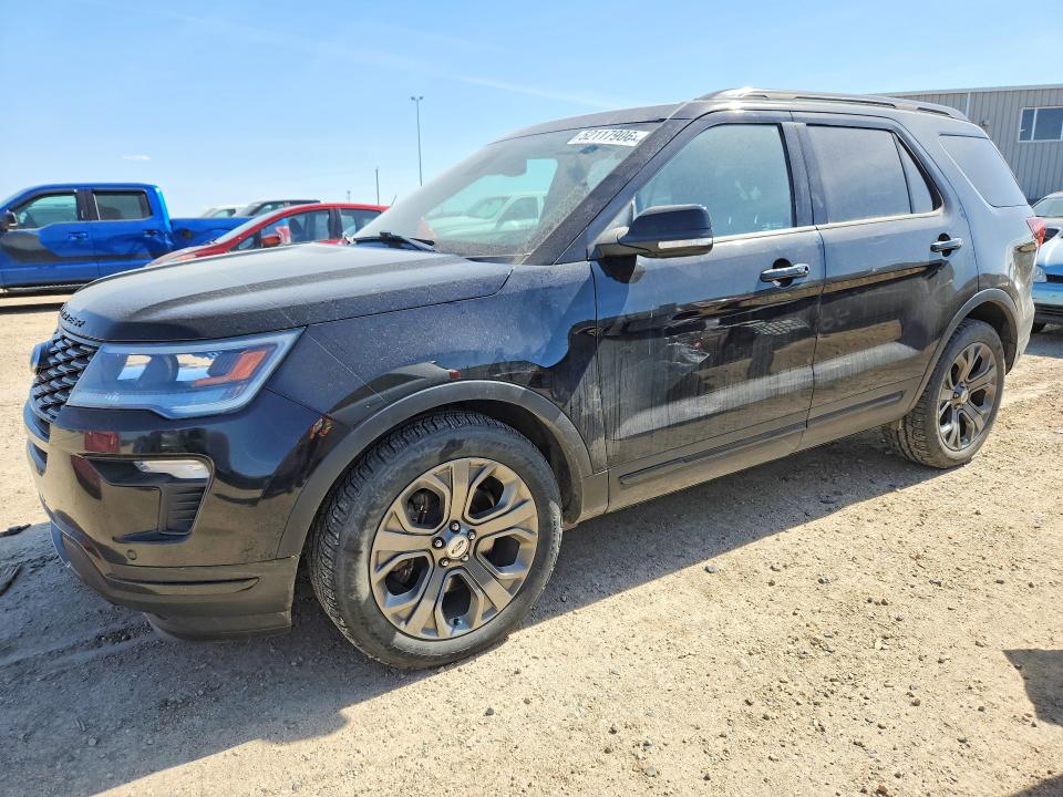 52117906 :رقم المزاد ، 1FM5K8GTXJGA86307 vin ، 2018 Ford Explorer مزاد بيع