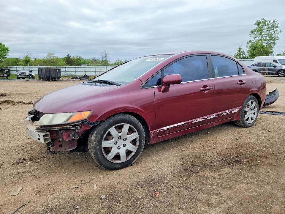 2006 Honda Civic მანქანა იყიდება აუქციონზე, vin: 1HGFA165X6L145913, აუქციონის ნომერი: 54478336