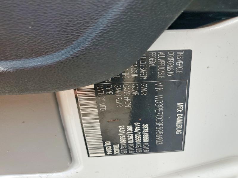 Продажа на аукционе авто 2015 Mercedes-benz Sprinter, vin: WD3PE7CC3F5956903, номер лота: 55308576