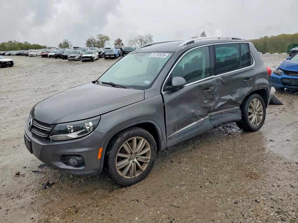 Auction sale of the 2014 Volkswagen Tiguan, vin: WVGBV3AX2EW535242, lot number: 51792626