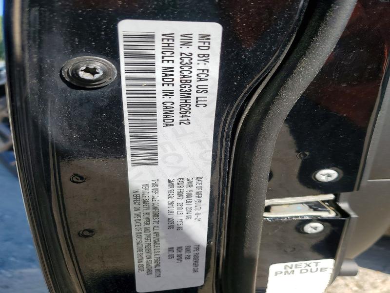 52119106 :رقم المزاد ، 2C3CCABG3MH626412 vin ، 2021 Chrysler 300 مزاد بيع