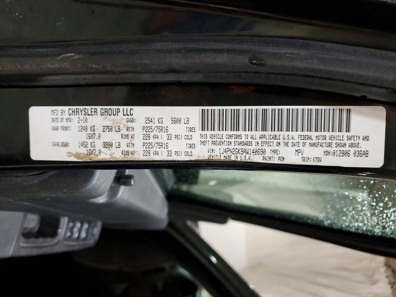 Продажа на аукционе авто 2010 Jeep Liberty, vin: 1J4PN2GK9AW140690, номер лота: 51952946