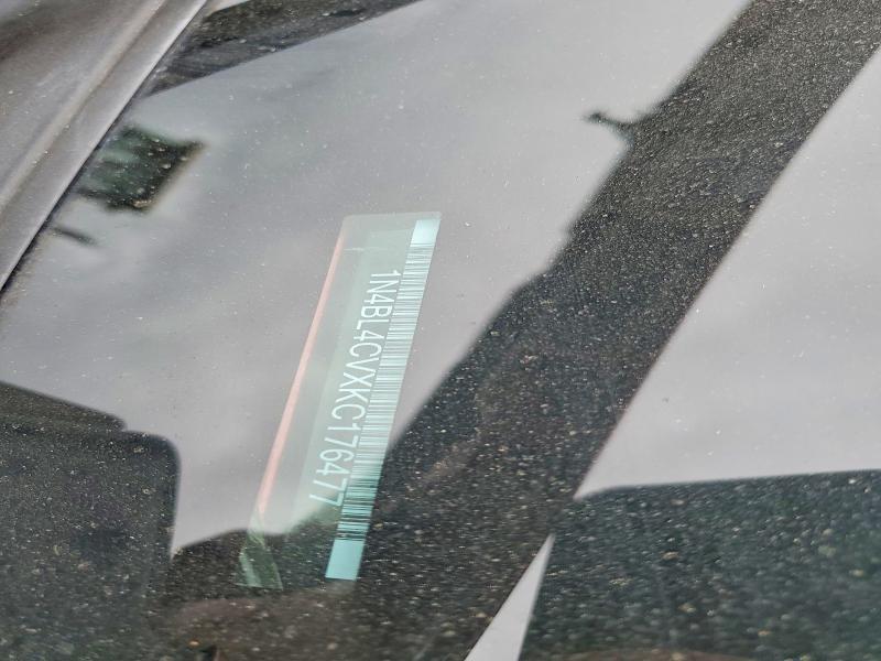 2019 Nissan Altima მანქანა იყიდება აუქციონზე, vin: 1N4BL4CVXKC176477, აუქციონის ნომერი: 55542886
