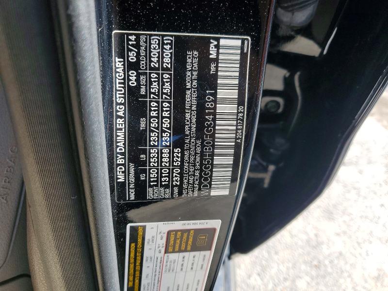 Продажа на аукционе авто 2015 Mercedes-benz Glk, vin: WDCGG5HB0FG341891, номер лота: 55024286