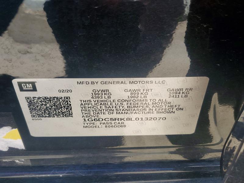 Продаж на аукціоні авто 2020 Cadillac Ct4, vin: 1G6DC5RK8L0132070, номер лоту: 53454056