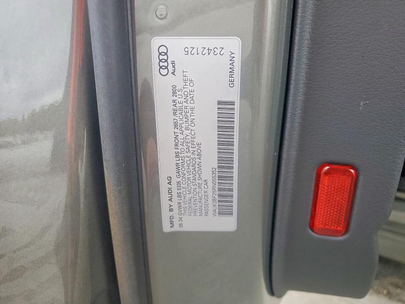 Продажа на аукционе авто 2024 Audi A6, vin: WAUK3BF25RN055352, номер лота: 52486956
