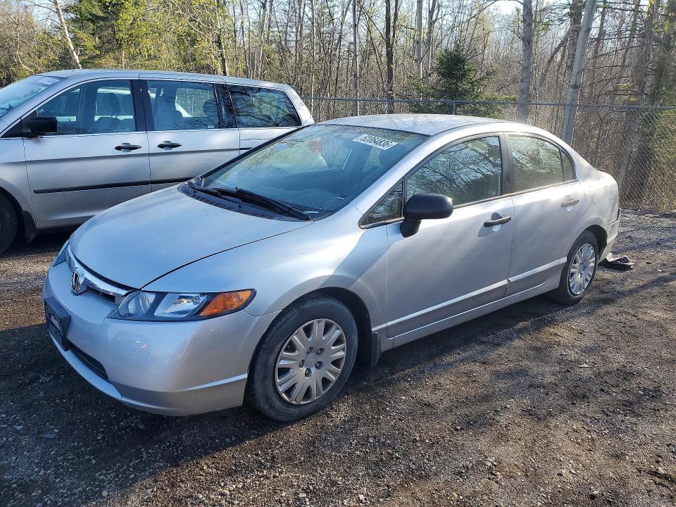 52064836 :رقم المزاد ، 2HGFA163X7H018592 vin ، 2007 Honda Civic مزاد بيع