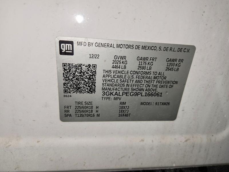 Aukcja sprzedaży 2023 Gmc Terrain, vin: 3GKALPEG9PL166061, numer aukcji: 53161996
