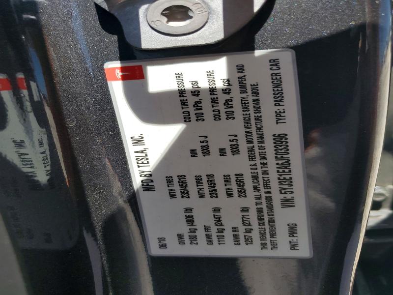 Продаж на аукціоні авто 2018 Tesla Model 3, vin: 5YJ3E1EA6JF033996, номер лоту: 55216926