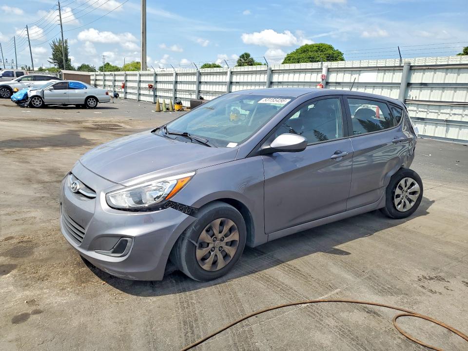 Auction sale of the 2017 Hyundai Accent, vin: KMHCT5AE7HU345733, lot number: 53155456