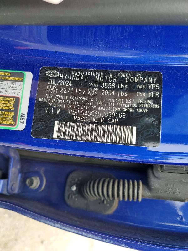 54779646 :رقم المزاد ، KMHLS4DG8SU859169 vin ، 2025 Hyundai Elantra مزاد بيع