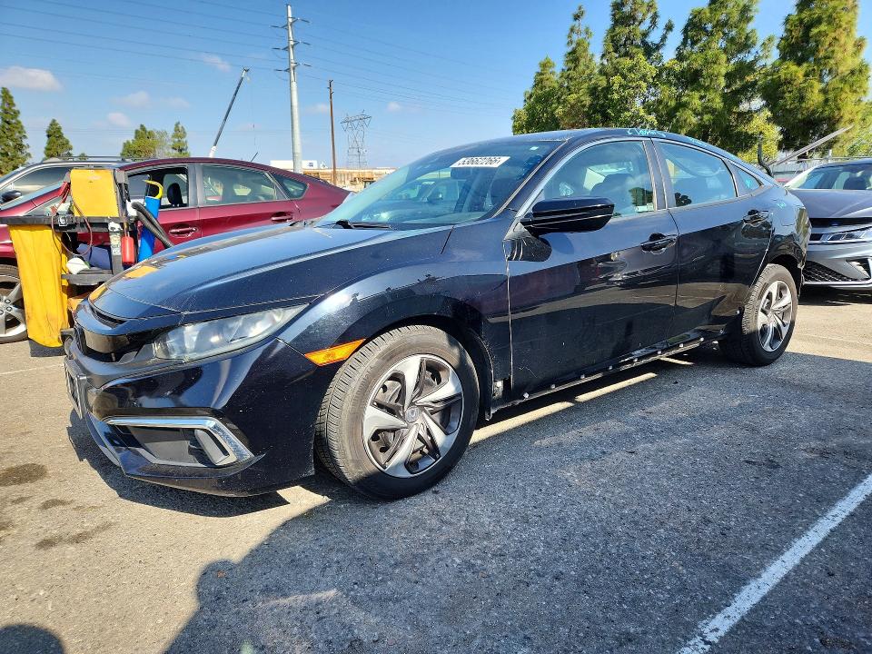 53662266 :رقم المزاد ، 19XFC2F62KE200588 vin ، 2019 Honda Civic مزاد بيع