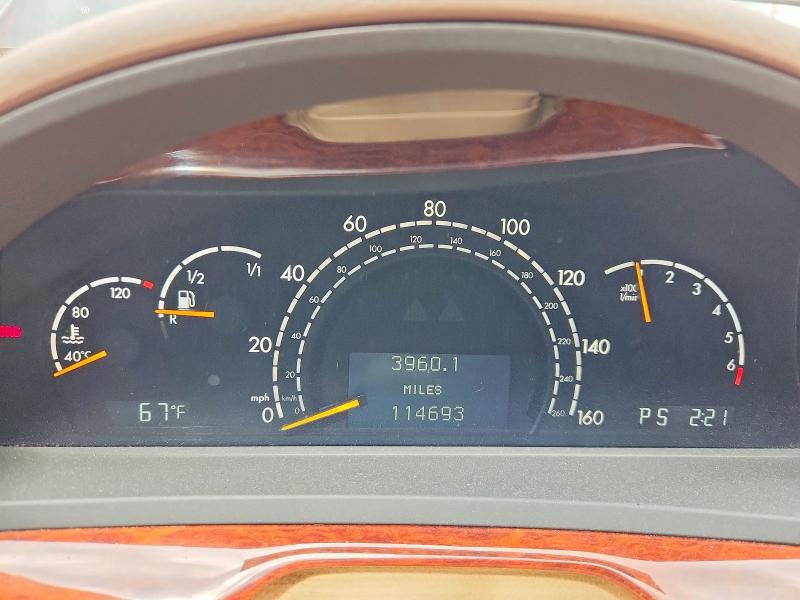 53354096 :رقم المزاد ، WDBNG70J82A295119 vin ، 2002 Mercedes-benz S مزاد بيع