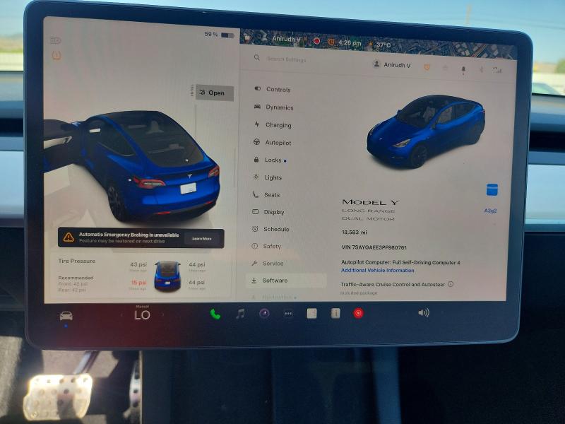 Aukcja sprzedaży 2023 Tesla Model Y, vin: 7SAYGAEE3PF960761, numer aukcji: 53109176