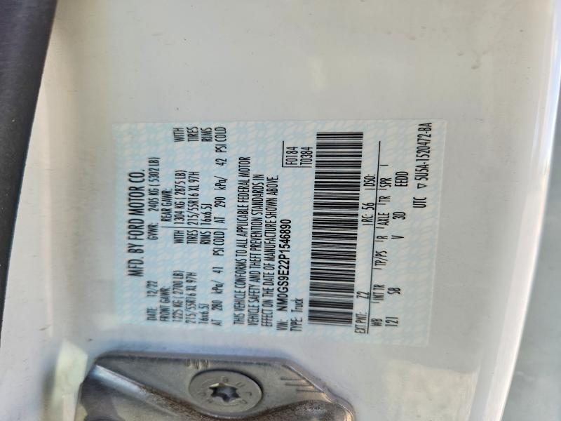 Продаж на аукціоні авто 2023 Ford Transit Connect, vin: NM0GS9E22P1546890, номер лоту: 59209856