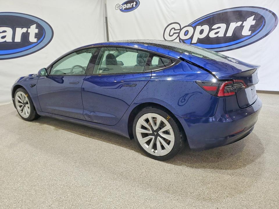 2022 Tesla Model 3 მანქანა იყიდება აუქციონზე, vin: 5YJ3E1EA3NF369515, აუქციონის ნომერი: 55600346