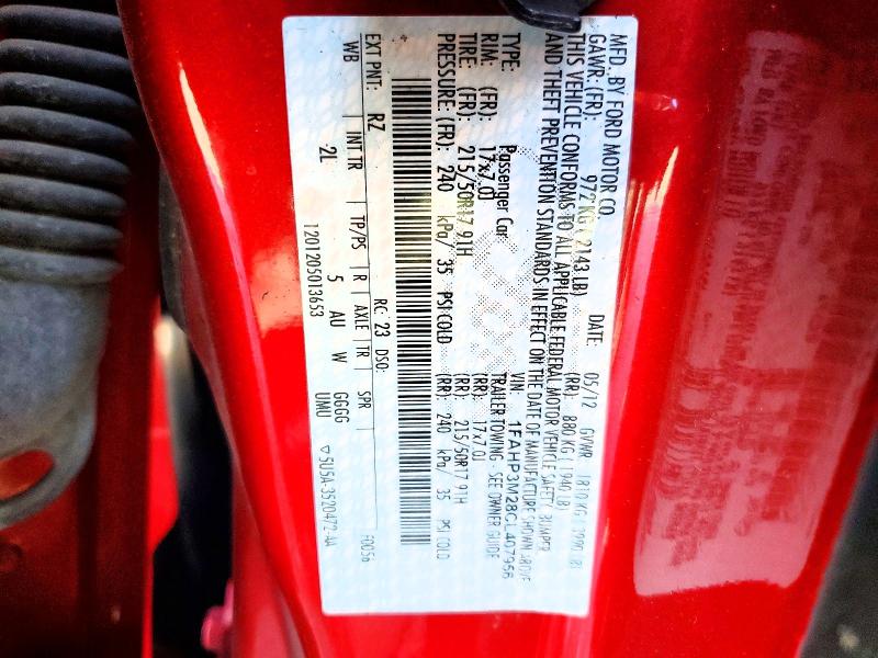 Aukcja sprzedaży 2012 Ford Focus, vin: 1FAHP3M28CL407956, numer aukcji: 53072016